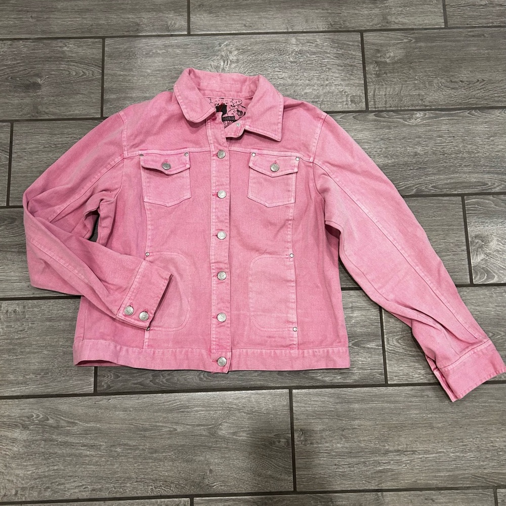 Avon breast cancer Jean jacket